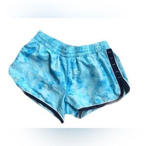144. Under Armour Women's Tie-Dye Blue Athletic Shorts